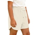 thumbnail image 1 of Maqroz Girls Sweat Shorts with Pockets Summer Soft Elastic High Waist Summer Workout Casual Lounge Shorts 0-14 Years, 1 of 8