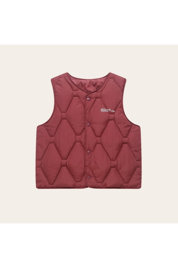 Kids Puffer Vest Lightweight Warm Winter Vest Teen Boy Girl Clothes Sleeveless Zip Up Warm Quilted Packable Puffy Jackets Gilet Thermal Down Waistcoats, Sizes 7-15