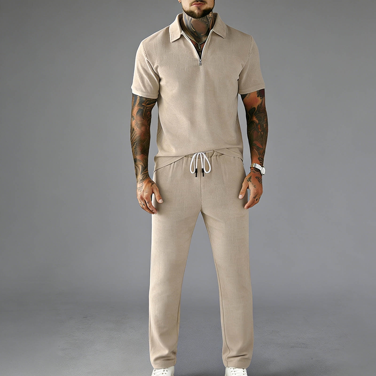 quarter zip with dress shirt Weatherproof Vintage Pebble Fleece 1/4-Zip whether youre dressing up or dressing down Maqroz Mens 2 Piece Outfits