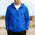 thumbnail image 1 of Maqroz Mens Sun Protection Hoodie Athletic Lightweight Full Zip Jacket Long Sleeve Casual Fishing Outdoor Workout Jackets with Pockets for Outdoor Sports, 1 of 9
