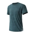 thumbnail image 1 of Maqroz Mens Sun Protection T-Shirt Plus Size UPF 50+ UV Short Sleeve Crew Neck Athletic Workout Top Lightweight Moisture Wicking Quick Drying Hiking Fishing Tee, 1 of 4
