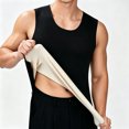 thumbnail image 1 of Maqroz Mens Thermal Vest Fleece Lined Sleeveless Base Layer Thick Winter Warm Shirts Solid Color Crewneck Undershirt for Cold Weather Everyday Wear, 1 of 6