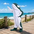 thumbnail image 1 of Maqroz Unisex Adult Killer Whale Onesie Animal Pajamas Long Sleeve Cosplay Costume Halloween Party Jumpsuit Winter Warm Sleepwear Novelty Outfit, 1 of 6