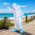 thumbnail image 1 of Maqroz Unisex Adult Killer Whale Onesie Animal Pajamas Long Sleeve Cosplay Costume Halloween Party Jumpsuit Winter Warm Sleepwear Novelty Outfit, 1 of 6