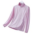 thumbnail image 1 of Maqroz Womens Sun Protection Jackets with Pockets UPF 50+ Full Zip Athletic Long Sleeve Shirts Stand Collar Outdoor Lightweight Quick Dry Rash Guard Jacket Purple XXL, 1 of 7