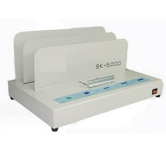 Maquina De Encuadernar Binder Machine 1pc Hot Glue Binding Machine Desktop Paper Thermal Binder Electric Metal Book ,Easy to Use