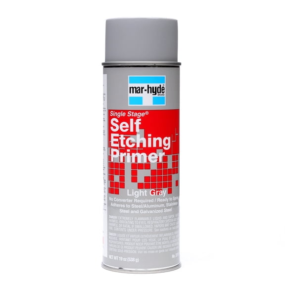 Mar-Hyde Single Stage Self-Etching Primer Aerosol, 5111, 19 oz Net Wt, 6 per case