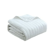 MarCielo 3 PCS 100% Cotton Oversized Bedspread Set Coverlet Quilt Set Stitching