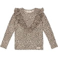 thumbnail image 1 of MarMar Leopard Ruffle Top, 1 of 2