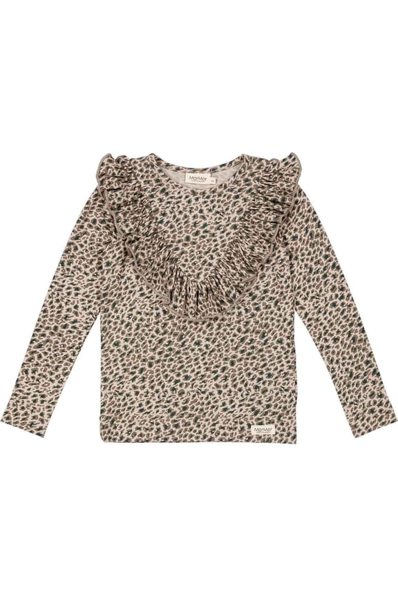 MarMar Leopard Ruffle Top