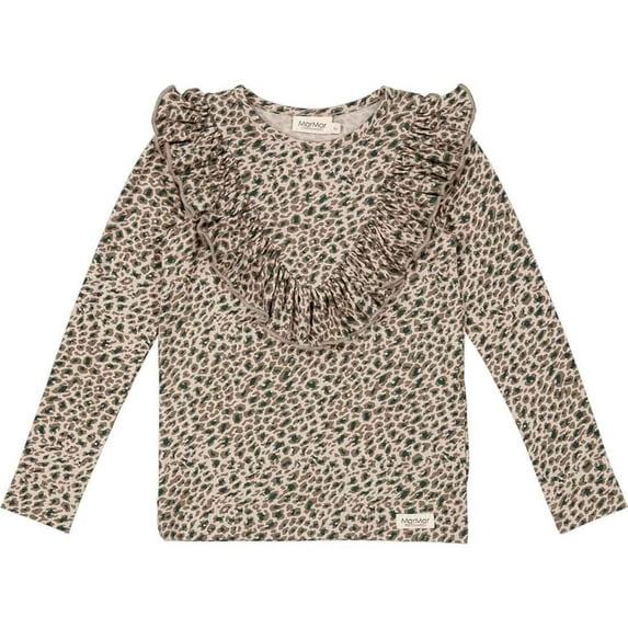 MarMar Leopard Ruffle Top