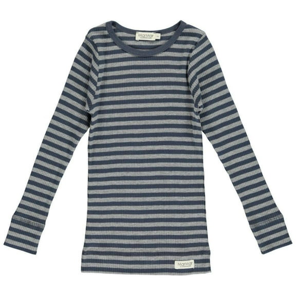 MarMar Striped Ribbed Long Sleeve Shirt