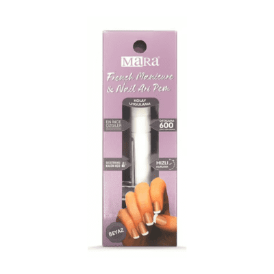 Mara French Manicure and Nail Art Pen - White