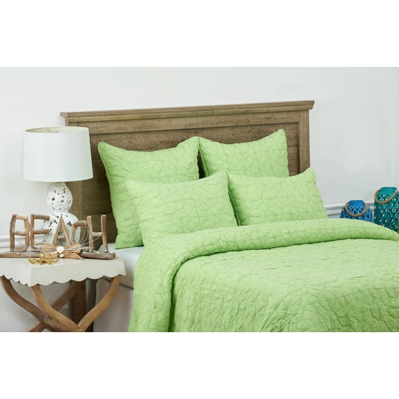 Mara Green King Quilt