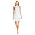 thumbnail image 1 of Mara Hoffman Floral Jacquard Fitted Midi Cover-up Dress Small White, 1 of 2
