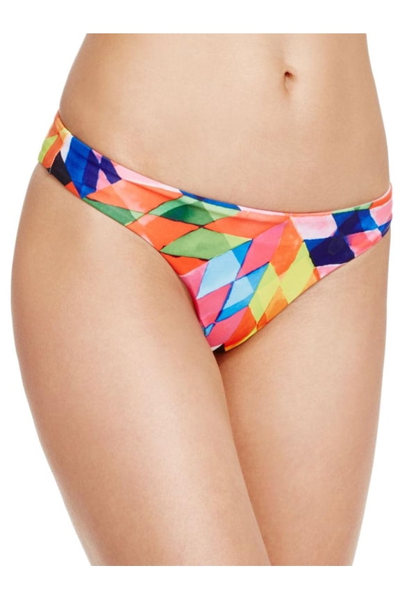 Womens Colorblock Low-Rise Swim Bottom Separates