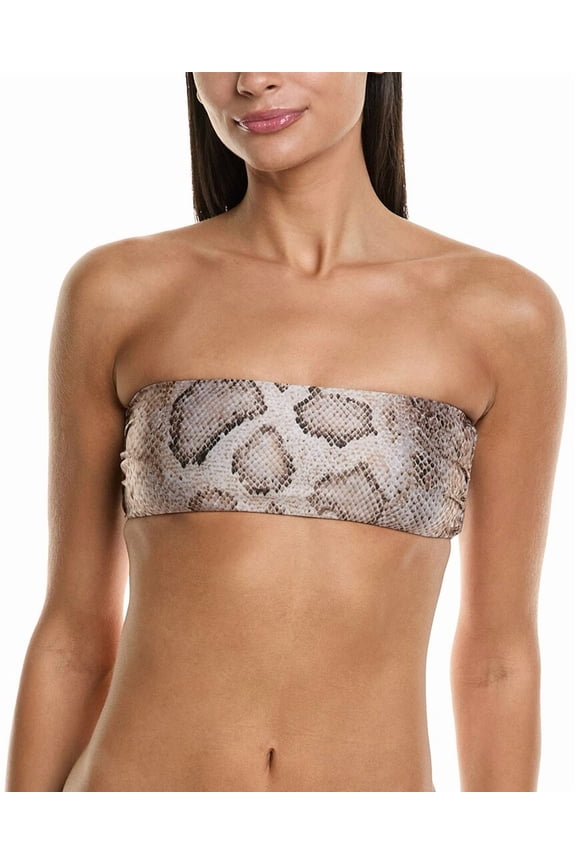 womens Abigail Bikini Top, s, Brown