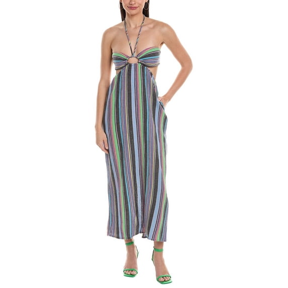 Mara Hoffman womens Laila Maxi Dress, s, Black