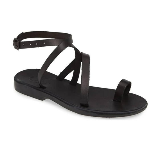 Mara - Leather Thin Ankle Strap Sandal - Womens Sandals
