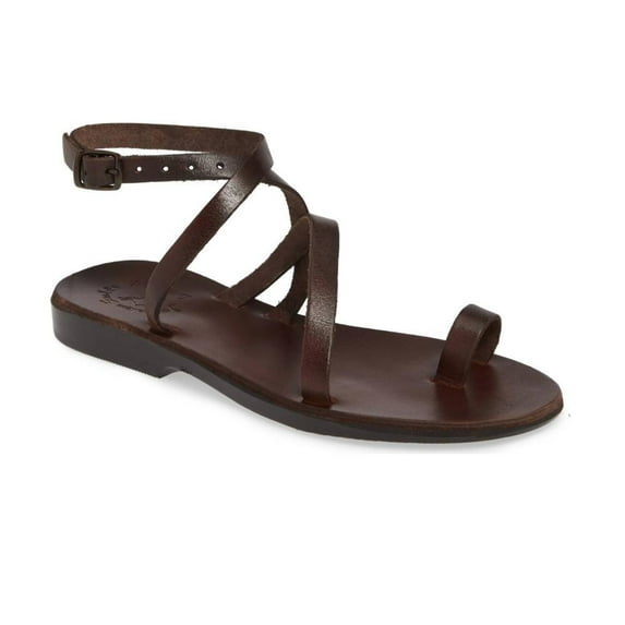 Mara - Leather Thin Ankle Strap Sandal - Womens Sandals