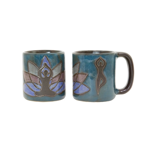 Mara Stoneware 16 oz. Yoga Mugs Set of 2