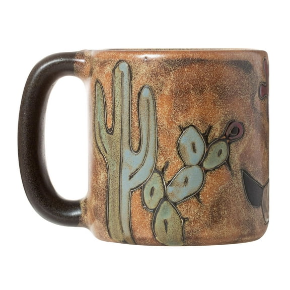 Mara Stoneware Death Valley Desert Cactus 16oz Handcrafted Mug