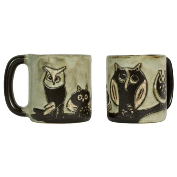 Mara Stoneware Mug - Owls Bird - 16 oz