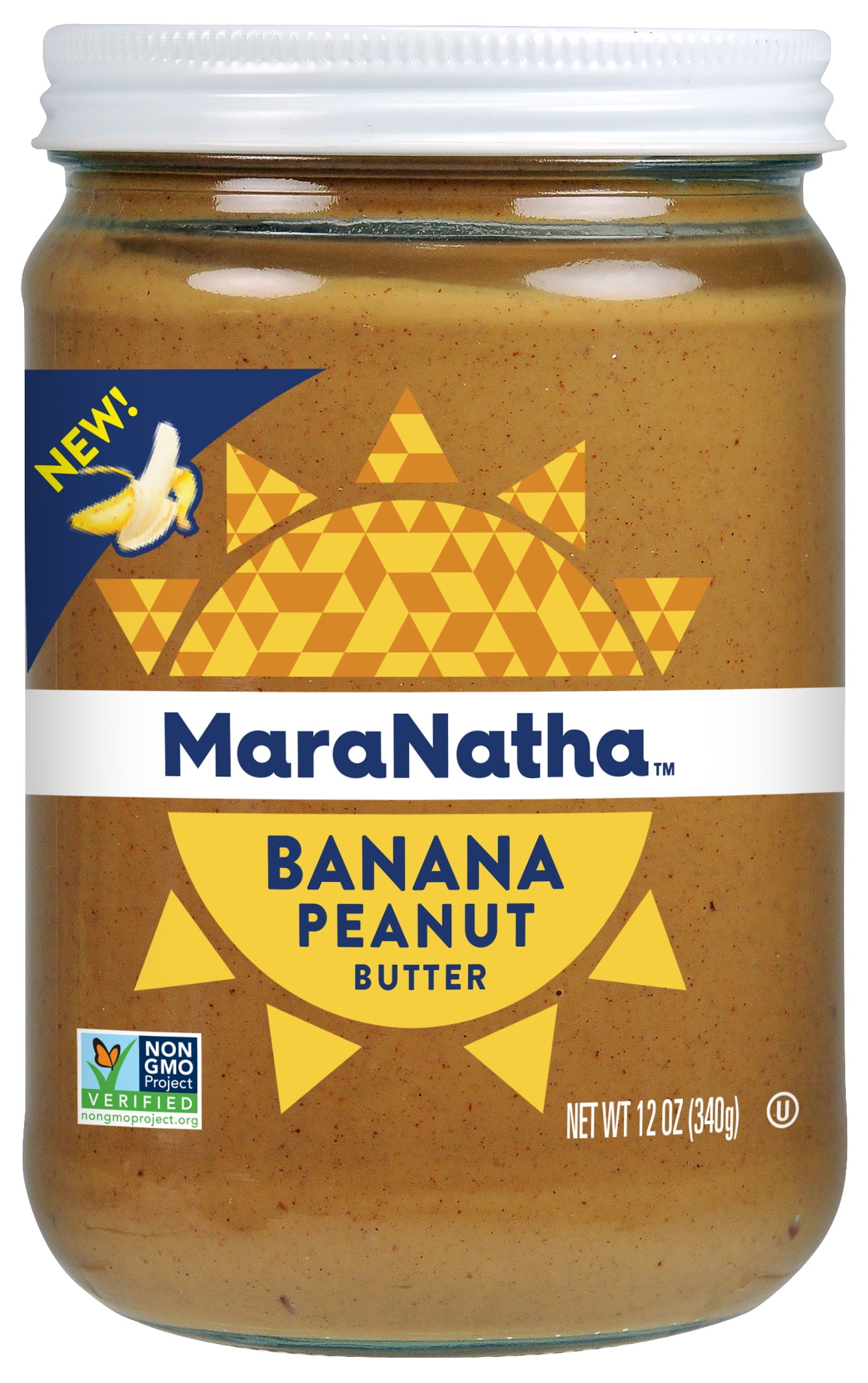 MaraNatha Banana Peanut Butter, 12 oz Jar