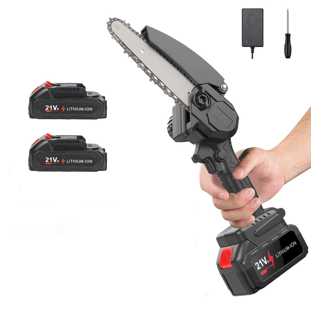 Maraawa Mini Chainsaw 6 inch Cordless Handheld Chain Saw Battery