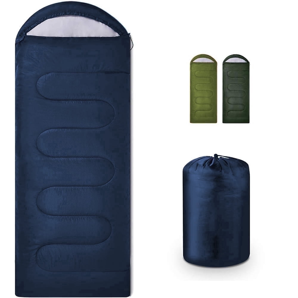 COWIN Sleeping Bags for Adults Backpacking Lightweight Waterproof- 41-59℉ for Camping Hiking Outdoor Travel with Compression Bags 3.52lb , Royal Blue
