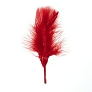 Marabou 4-6in Red Feathers 3 Headers, 18g