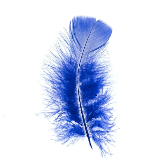 Marabou 4-6in Royal Blue Feathers (3 Headers, 18g)