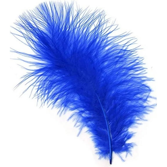 Marabou Feathers .25oz-Royal Blue