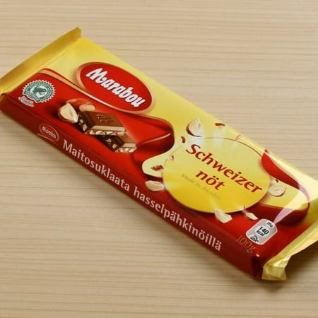 Marabou Swedish Milk Chocolate Bar with Hazelnuts (3.5 ounce)