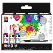 Marabu Alcohol Ink Set, 20ml, Flower Set