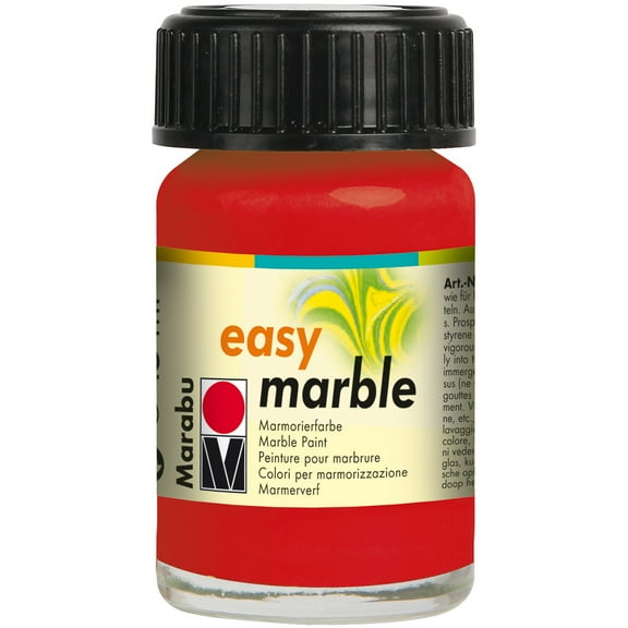 Marabu Easy Marble 15ml-cherry Red