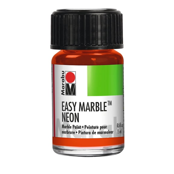 Marabu Easy Marble, 15ml, Neon Orange