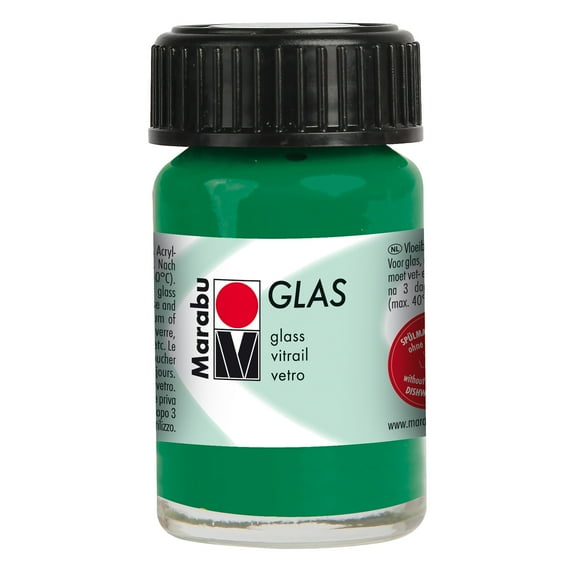 Marabu Glas Paint, 15ml, Dark Green