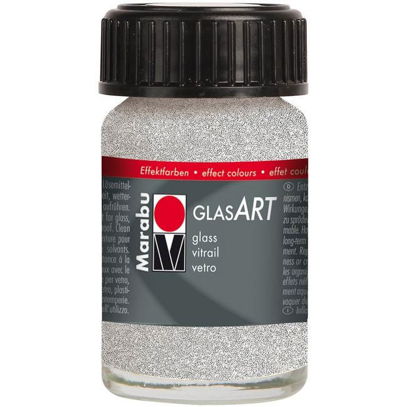 Marabu GlasArt 15ml-Glitter Silver
