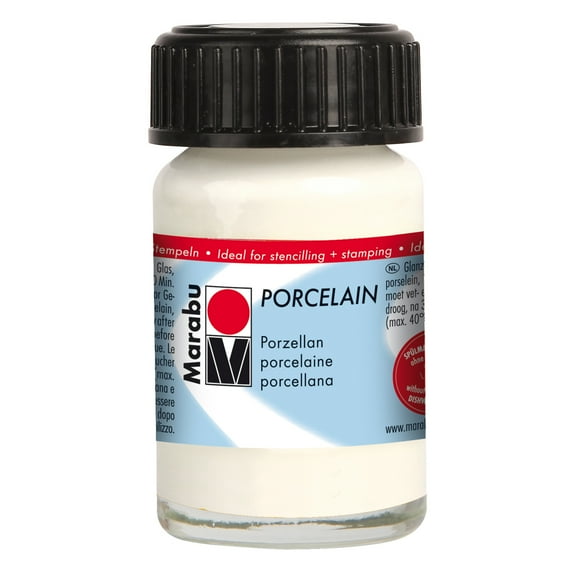 Marabu Porcelain Paint, 15ml, White
