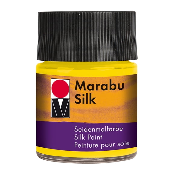 Marabu Silk Paint, 50ml, Medium Yellow