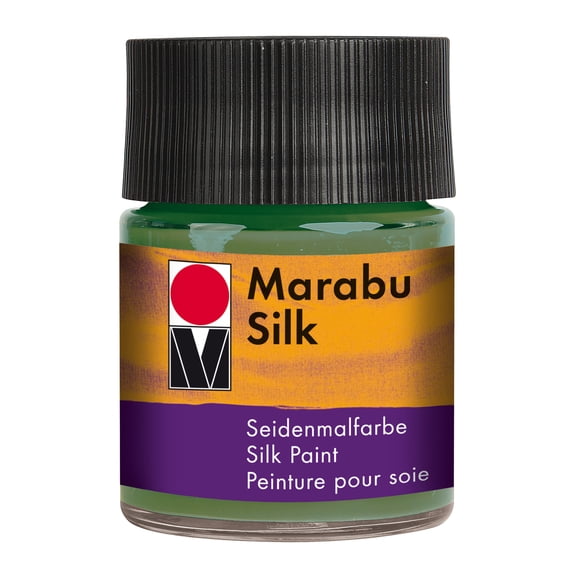 Marabu Silk Paint, 50ml, Olive Green