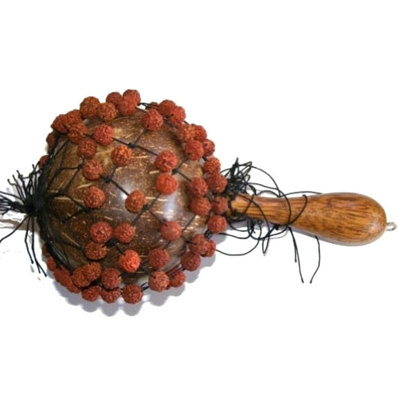 Maracas Wooden Seed Maracas with Sacred Beads, Jentere Beads, Nice Sound, JIVE BRAND
