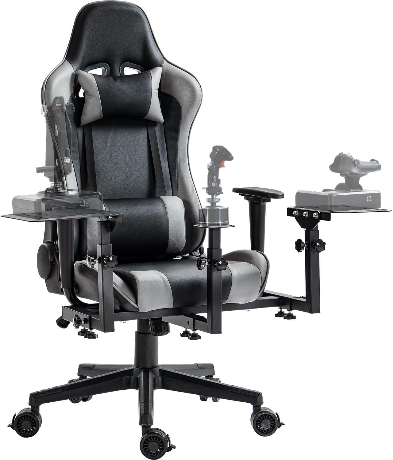 Marada Flight Simulator Cockpit Fit Thrustmaster A10C Hotas Warthog Joystick with Seat Detachable