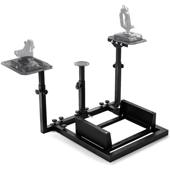 Marada Flight Simulator Cockpit Stand with Seat Frame Fit for Thrustmaster A10C HOTAS Warthog