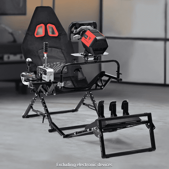 Marada Foldable Racing Simulator Cockpit Wheel Stand Fit with Logitech ...