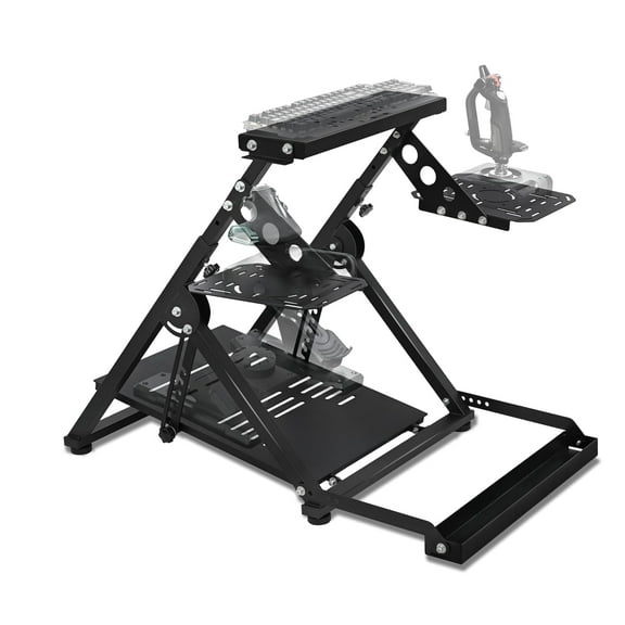 Marada Foldable Racing Wheel Stand Flight Sim Cockpit Compatible with Logitech Thrustmaster