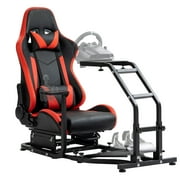 Marada G29 Racing Simulator Cockpit with Gaming Chair Fit Logitech Thrustmaster T80 T150 T300RS,T248