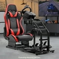 thumbnail image 1 of Marada G29 Racing Simulator Cockpit with Gaming Chair Fit Logitech Thrustmaster T80 T150 T300RS,T248, 1 of 20