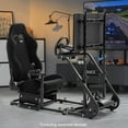 thumbnail image 1 of Marada G923 Racing Simulator Cockpit with Monitor Stand Game Seat Fit for Logitech G920 T500 Fanatec, 1 of 20